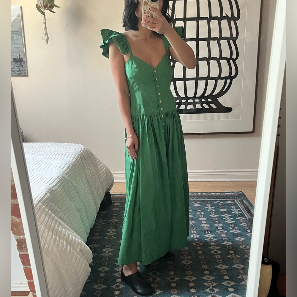 Mr. Larkin Mary Jane Dress in Grass
